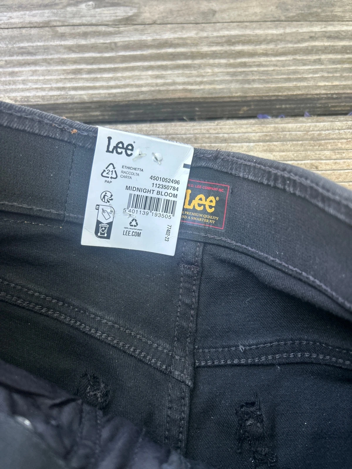 New Lee straight cut jeans size W25 L31 black – photo 3